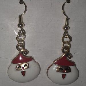 10 for $25!!!Santa earrings new